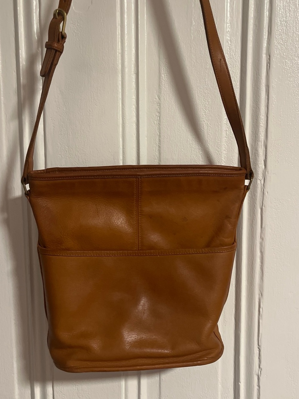 Coach Vintage Brown Leather Crossbody Bag